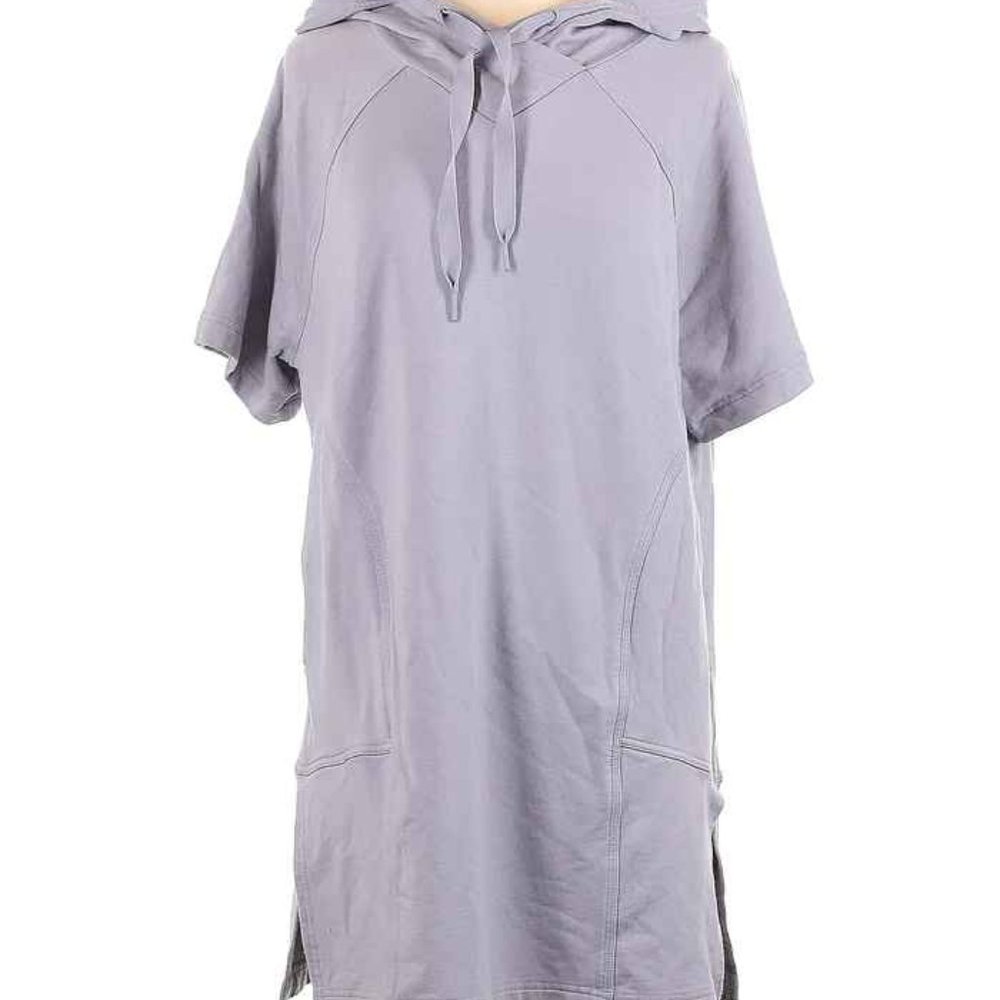 Athleta Cabana Hooded Tunic/ Light Gray)/ Size XS